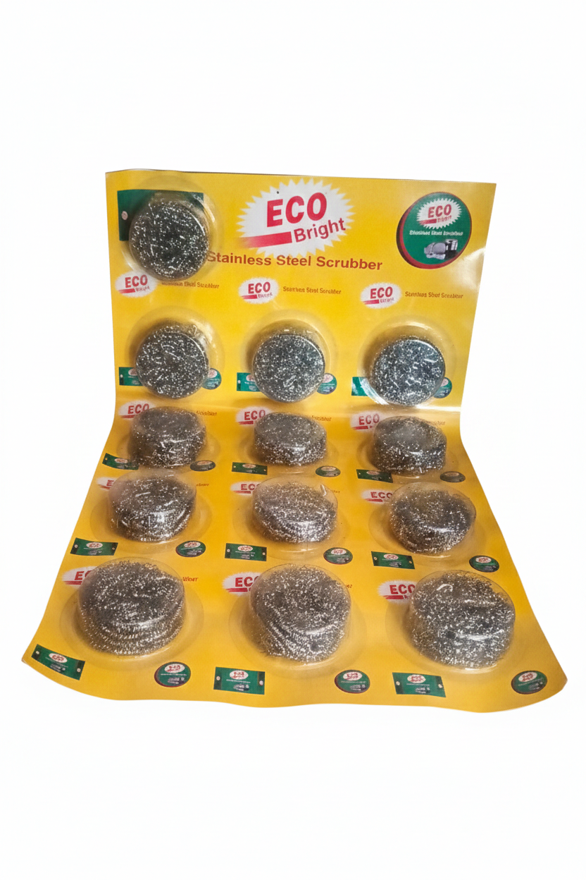 Eco bright steel whool 10 gm pack of 13 pc MRP 130 