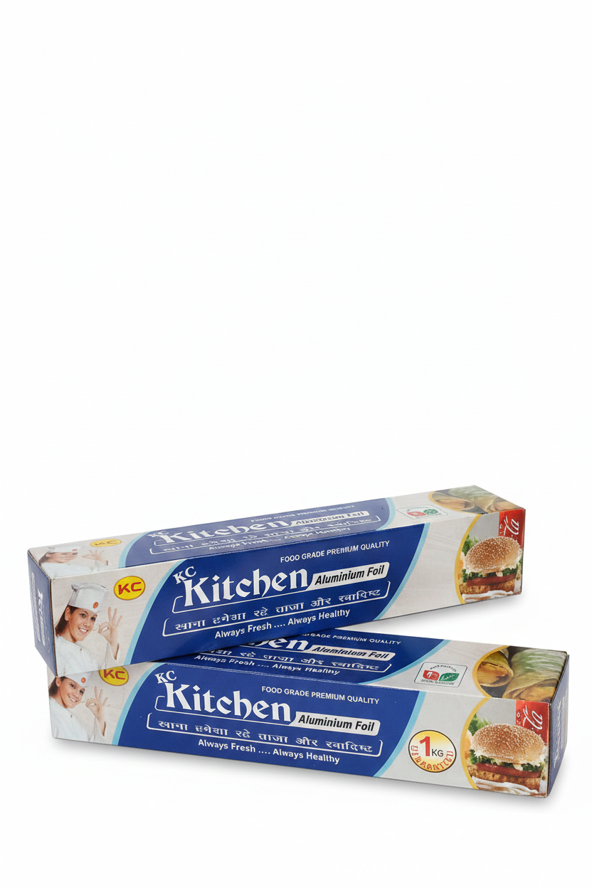 Kitchen Aluminium foil 1 kg 18 microns MRP 600