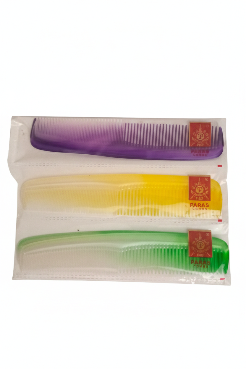 Paras comb big Size colour MRP 120 pack of 12 