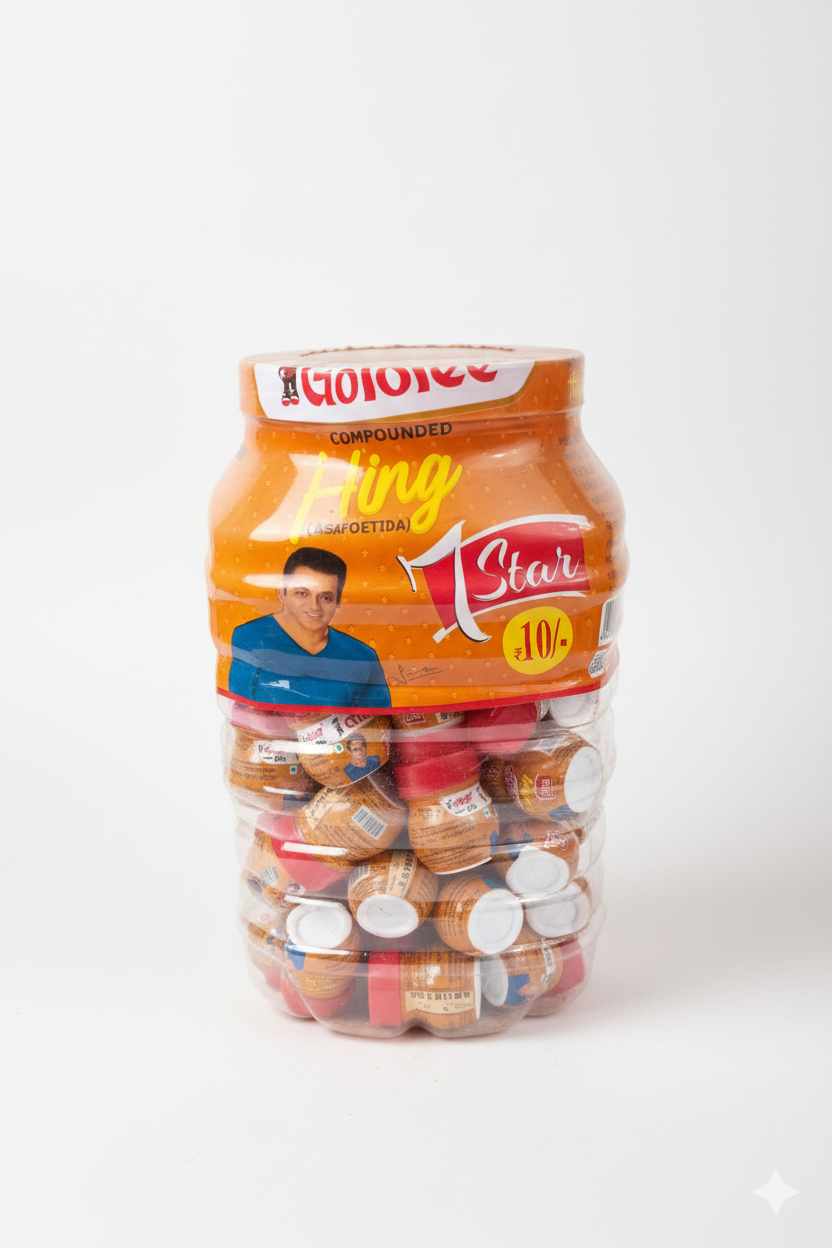 Goldee Hing pack of 50 pc  mrp 500