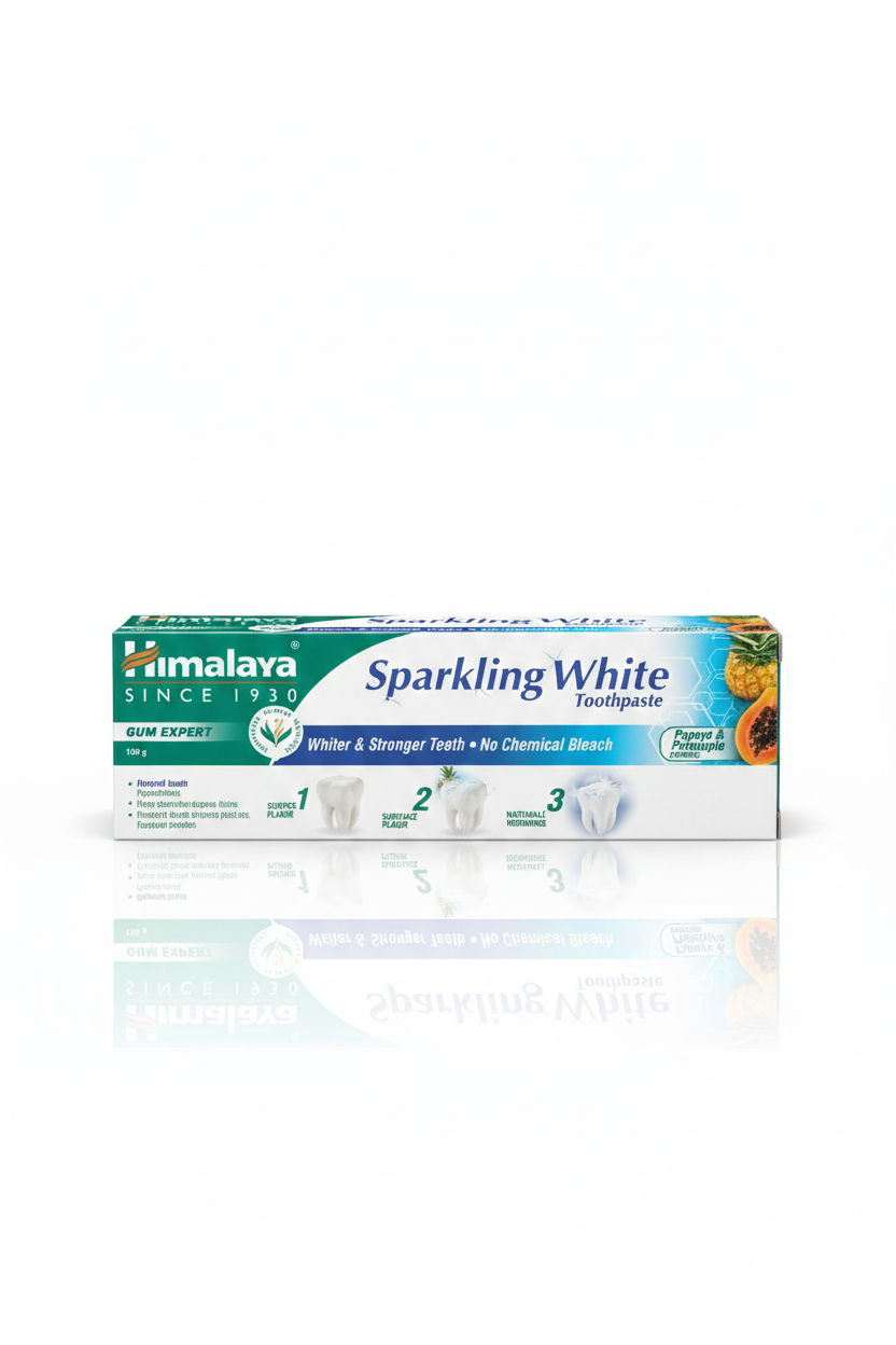 Himalaya thoothpaste sparking white MRP 105