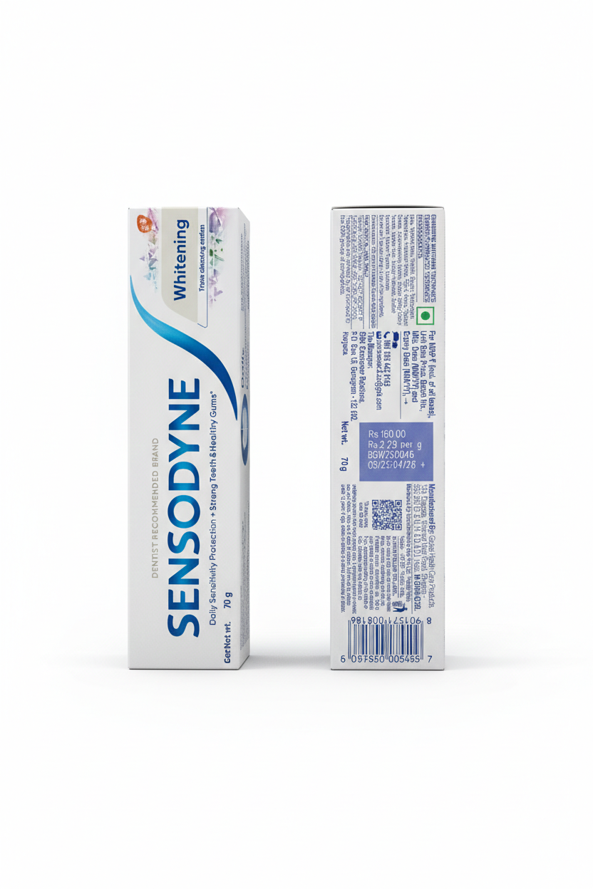 Sensodine whitening 70 gm MRP 160